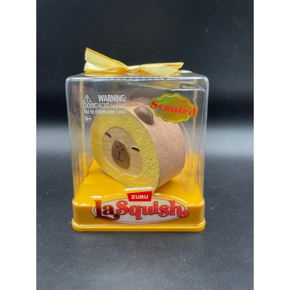 Zuru La Squish Scented Bear Swiss Roll Cake Slow Rise Squishy Toy New In Box